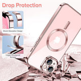 Husa pentru iPhone 13, Techsuit Lux Crystal MagSafe, argintiu