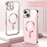 Husa pentru iPhone 13, Techsuit Lux Crystal MagSafe, argintiu