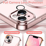 Husa pentru iPhone 13, Techsuit Lux Crystal MagSafe, argintiu
