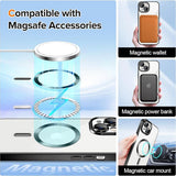 Husa pentru iPhone 13, Techsuit Lux Crystal MagSafe, argintiu