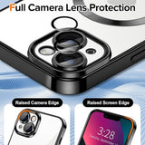 Husa pentru iPhone 13, Techsuit Lux Crystal MagSafe, argintiu