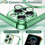 Husa pentru iPhone 12 Pro, Techsuit Lux Crystal MagSafe, mov