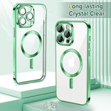 Husa pentru iPhone 12 Pro, Techsuit Lux Crystal MagSafe, mov