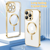 Husa pentru iPhone 12 Pro, Techsuit Lux Crystal MagSafe, argintiu