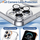 Husa pentru iPhone 12 Pro, Techsuit Lux Crystal MagSafe, argintiu