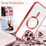 Husa pentru iPhone 12 Pro, Techsuit Lux Crystal MagSafe, argintiu