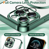Husa pentru iPhone 12 Pro Max, Techsuit Lux Crystal MagSafe, albastru