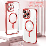 Husa pentru iPhone 12 Pro Max, Techsuit Lux Crystal MagSafe, argintiu