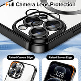 Husa pentru iPhone 12 Pro Max, Techsuit Lux Crystal MagSafe, argintiu