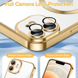 Husa pentru iPhone 12, Techsuit Lux Crystal MagSafe, argintiu