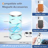 Husa pentru iPhone 12, Techsuit Lux Crystal MagSafe, argintiu