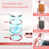 Husa pentru iPhone 12, Techsuit Lux Crystal MagSafe, argintiu