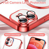 Husa pentru iPhone 12, Techsuit Lux Crystal MagSafe, argintiu