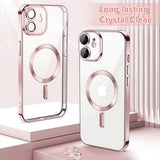 Husa pentru iPhone 12, Techsuit Lux Crystal MagSafe, argintiu