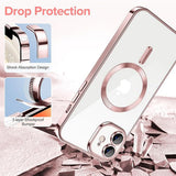Husa pentru iPhone 12, Techsuit Lux Crystal MagSafe, argintiu