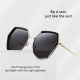 Ochelari de soare Techsuit Sunglasses Polarized (9768), polarizati, UV400, negru;argintiu