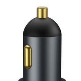 Incarcator auto Baseus Share Together (Ccbt-D0G/C00034800817-Z1), Cigarette Lighter Expansion, 2xUSB-A, QC 3.0 120W, gri