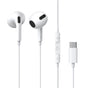 Baseus Casti Stereo Encok C17 (NGCR010002), cu Wire, Type-C, Microfon, 1.1m, Alb