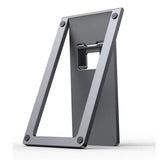 Suport de birou Baseus birou Pliabil (LUKP000013), pentru Phone/Tablet cu Silicon Pad, Pliabil, 360° Reglabil, Aluminium, gri
