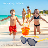 Ochelari de soare Techsuit Sunglasses Polarised (8192-C12), polarizati, UV400, bleumarin;galben;gri