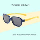 Ochelari de soare Techsuit Sunglasses Polarised (8192-C1), polarizati, UV400, roz;verde;gri