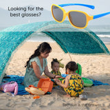 Ochelari de soare Techsuit Sunglasses Polarised (8192-C1), polarizati, UV400, roz;verde;gri