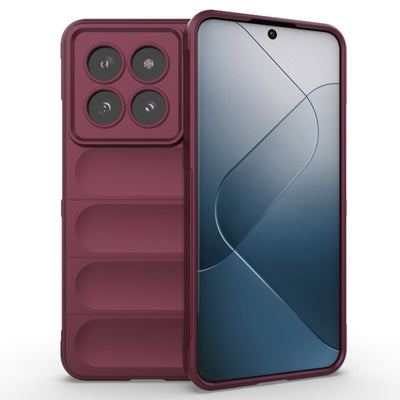 Husa pentru Xiaomi 14 Pro, Techsuit Magic Shield, bordo