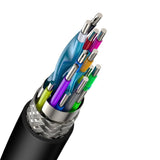 Cablu audio Baseus Video Cable (Cakgq-C01), HDMI to HDMI, High Definition, 4K@60Hz, 3m, negru