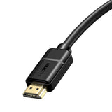 Cablu audio Baseus Video Cable (Cakgq-C01), HDMI to HDMI, High Definition, 4K@60Hz, 3m, negru