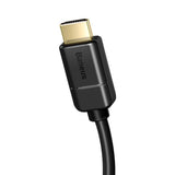 Cablu audio Baseus Video Cable (Cakgq-C01), HDMI to HDMI, High Definition, 4K@60Hz, 3m, negru