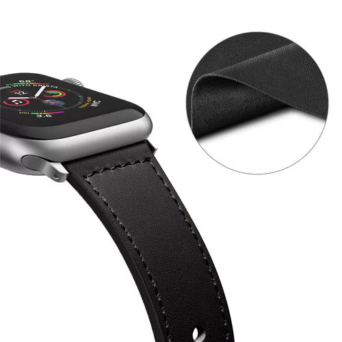 Curea pentru Apple Watch SE 40mm, Techsuit Watchband (W033) pentru MEN, negru
