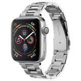 Curea pentru Apple Watch SE 40mm, Spigen Modern Fit (061MP25943), argintiu