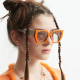 Ochelari de soare Techsuit Sunglasses (3967), polarizati, UV400, albastru;argintiu