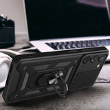 Husa pentru Samsung Galaxy S23 Plus, Techsuit CamShield Series, albastru