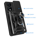Husa pentru Honor X7b, Techsuit CamShield Series, albastru
