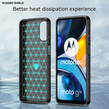 Husa pentru Motorola Moto G22, Techsuit Carbon Silicone, negru