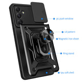 Husa pentru Samsung Galaxy A35 5G, Techsuit CamShield Series, albastru