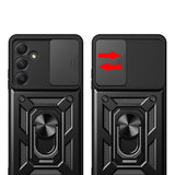 Husa pentru Samsung Galaxy A35 5G, Techsuit CamShield Series, albastru
