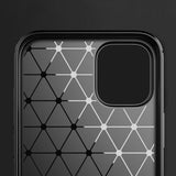 Husa pentru iPhone 14 Pro Max, Techsuit Carbon Silicone, albastru