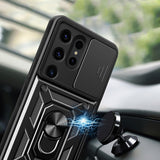 Husa pentru Samsung Galaxy S24 Ultra, Techsuit CamShield Series, albastru