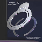 Suport inel Techsuit MagSafe Phone Ring (MPR4), albastru