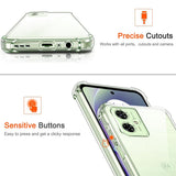 Husa pentru Motorola Moto G54 Power Edition, Techsuit Shockproof Clear Silicone, transparenta