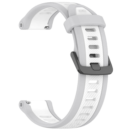 Curea pentru Withings ScanWatch 38mm, Techsuit Watchband 18mm (W053), alb