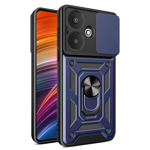 Husa pentru Xiaomi Redmi 13C 5G, Techsuit CamShield Series, albastru