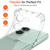 Husa pentru OnePlus Nord 3, Techsuit Shockproof Clear Silicone, transparenta