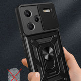 Husa pentru Xiaomi Redmi Note 13 Pro+ 5G, Techsuit CamShield Series, albastru