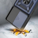 Husa pentru Samsung Galaxy S21 Ultra 5G, Techsuit CamShield Series, albastru