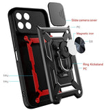 Husa pentru Honor X6a, Techsuit CamShield Series, albastru