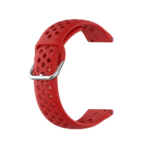 Curea pentru Garmin Venu 2, Techsuit Watchband 22mm (W004), rosu