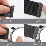 Curea pentru Garmin Venu 2, Techsuit Watchband 22mm (W009), argintiu